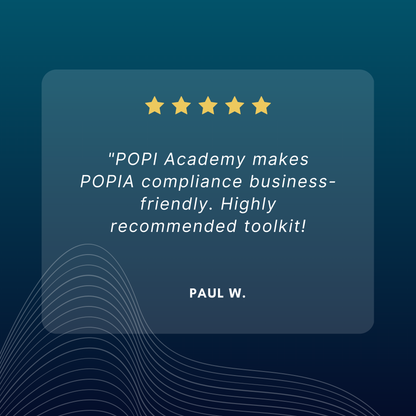 Mini POPIA Compliance Toolkit (Digital Download) – Editable Templates for SA Businesses